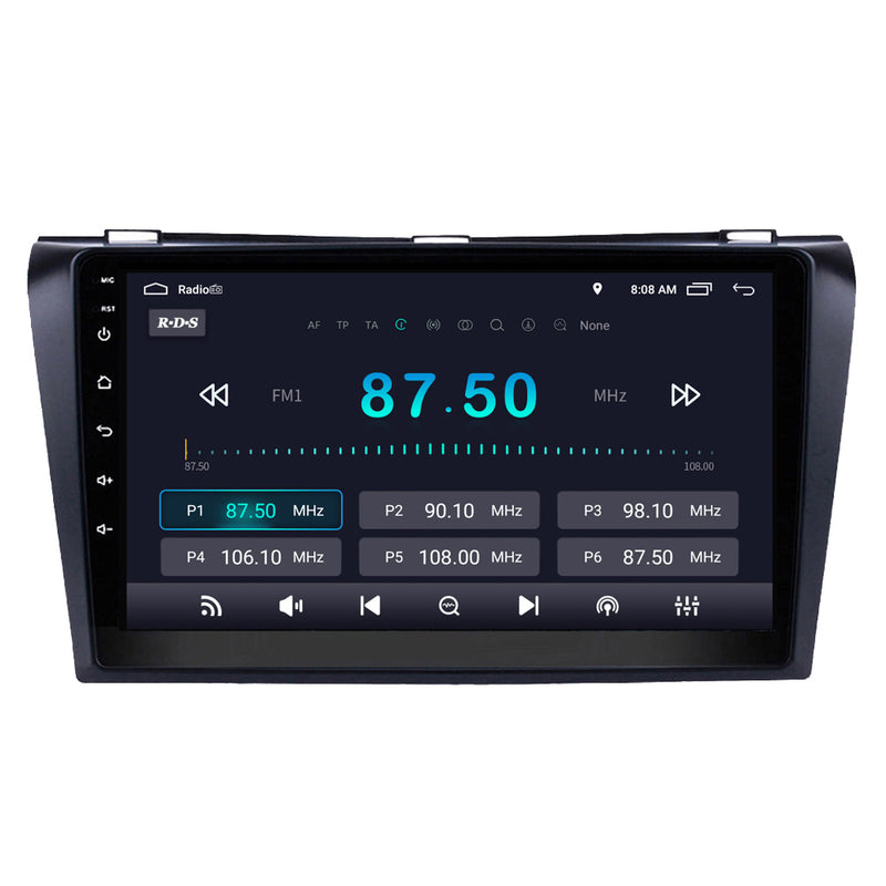 RoverOne Car Stereo Radio Bluetooth CarPlay GPS Navigation for Mazda 3 Mazda3 BK 2003 - 2009