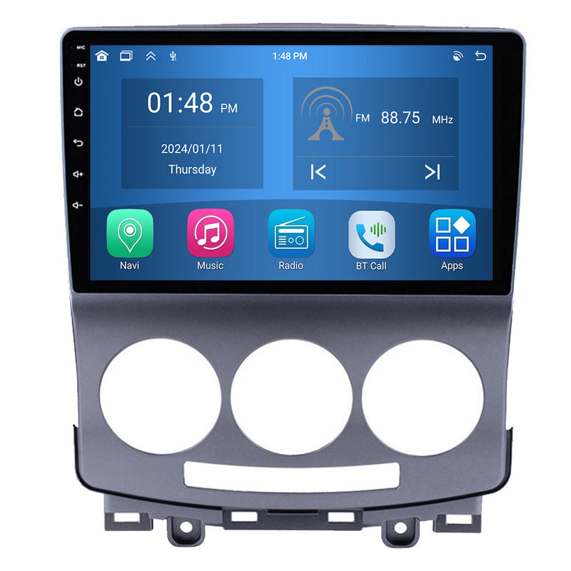 RoverOne Car Stereo Radio Bluetooth CarPlay GPS Navigation for Mazda 5 2 CR 2005 - 2010