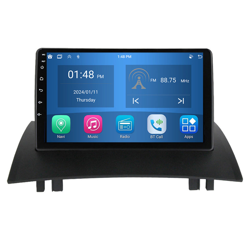 RoverOne Car Stereo Radio Bluetooth CarPlay GPS Navigation for Renault Logan 1 2004 - 2009