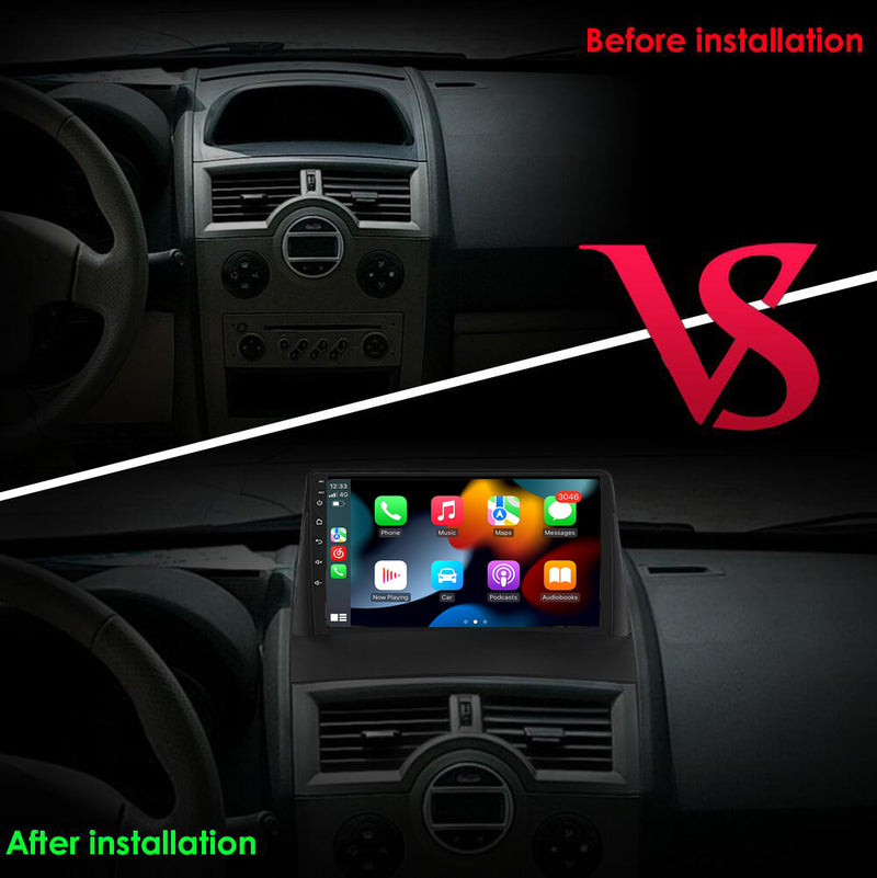 RoverOne Car Stereo Radio Bluetooth CarPlay GPS Navigation for Renault Logan 1 2004 - 2009