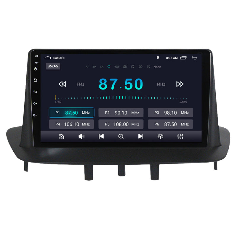 RoverOne Car Stereo Radio Bluetooth CarPlay GPS Navigation for Renault Megane 3 2008 - 2014
