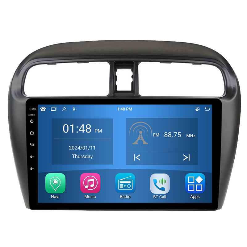 RoverOne Car Stereo Radio Bluetooth CarPlay GPS Navigation for Mitsubishi Mirage 6 2012 - 2018