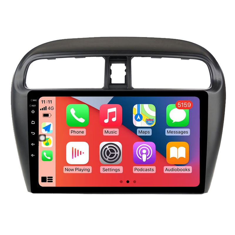 RoverOne Car Stereo Radio Bluetooth CarPlay GPS Navigation for Mitsubishi Mirage 6 2012 - 2018