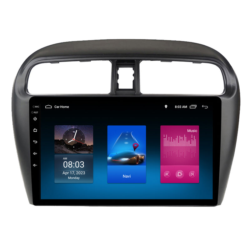 RoverOne Car Stereo Radio Bluetooth CarPlay GPS Navigation for Mitsubishi Mirage 6 2012 - 2018