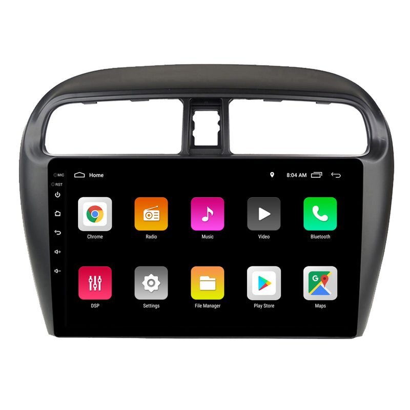RoverOne Car Stereo Radio Bluetooth CarPlay GPS Navigation for Mitsubishi Mirage 6 2012 - 2018
