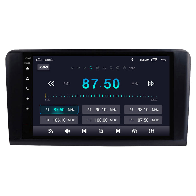 RoverOne Car Stereo Radio Bluetooth CarPlay GPS Navigation for Mercedes Benz ML GL ML350 GL320 X164 2005 - 2009