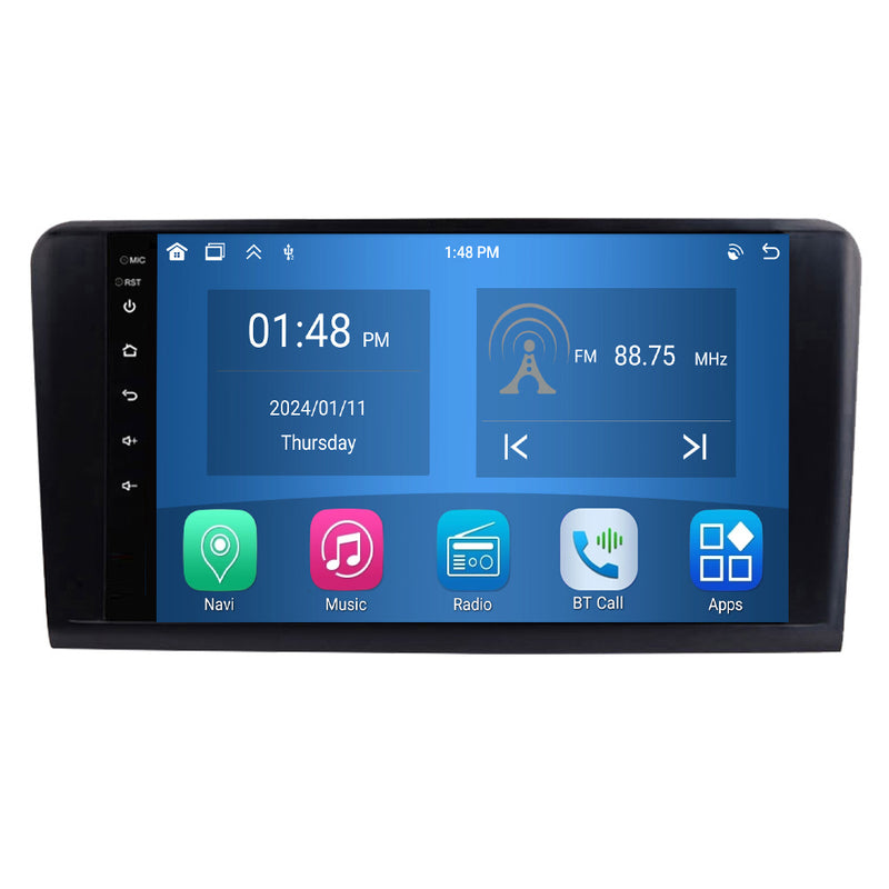 RoverOne Car Stereo Radio Bluetooth CarPlay GPS Navigation for Mercedes Benz ML GL ML350 GL320 X164 2005 - 2009