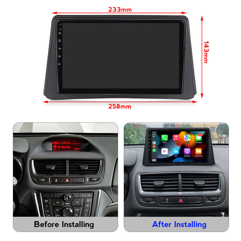 RoverOne Car Stereo Radio Bluetooth CarPlay GPS Navigation for Opel Mokka 1 2012 - 2016