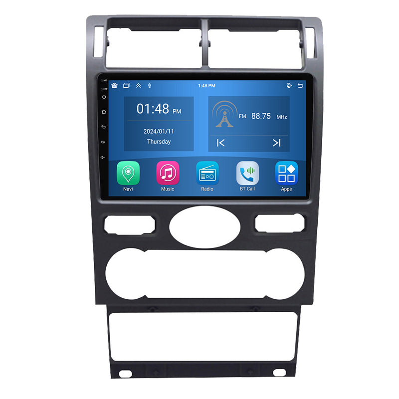 RoverOne Car Stereo Radio Bluetooth CarPlay GPS Navigation for Ford Mondeo Fusion 3 2000 - 2007