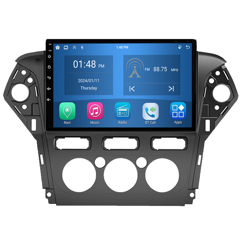 RoverOne Car Stereo Radio Bluetooth CarPlay GPS Navigation for Ford Mondeo Fusion 4 2006 - 2010
