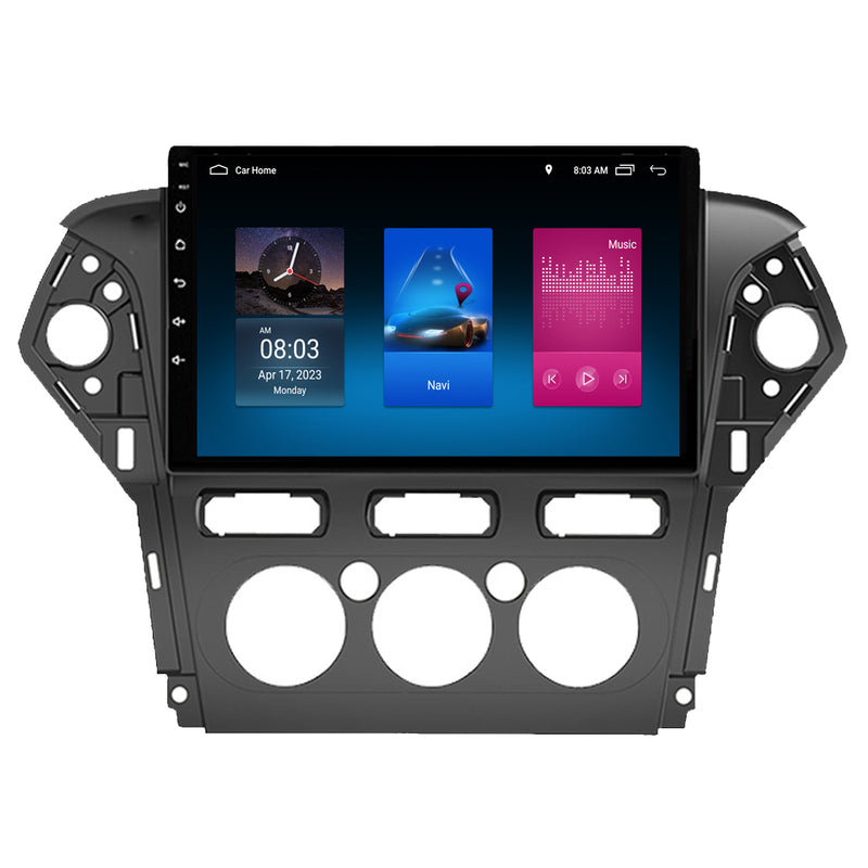 RoverOne Car Stereo Radio Bluetooth CarPlay GPS Navigation for Ford Mondeo Fusion 4 2006 - 2010