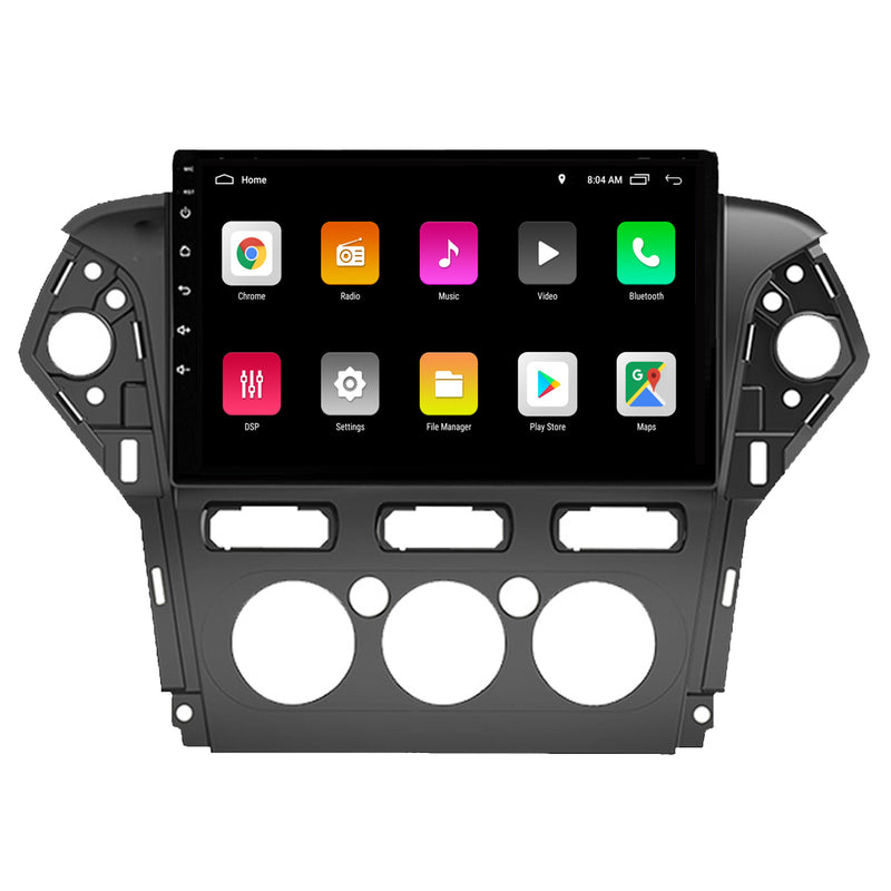 RoverOne Car Stereo Radio Bluetooth CarPlay GPS Navigation for Ford Mondeo Fusion 4 2006 - 2010