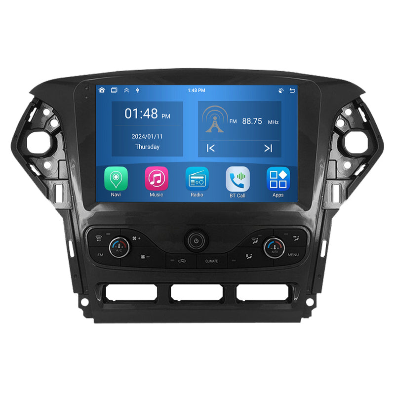 RoverOne Car Stereo Radio Bluetooth CarPlay GPS Navigation for Ford Mondeo Fusion 2010 - 2014