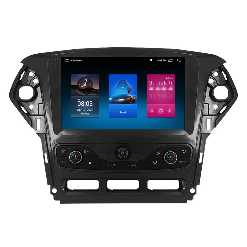 RoverOne Car Stereo Radio Bluetooth CarPlay GPS Navigation for Ford Mondeo Fusion 2010 - 2014