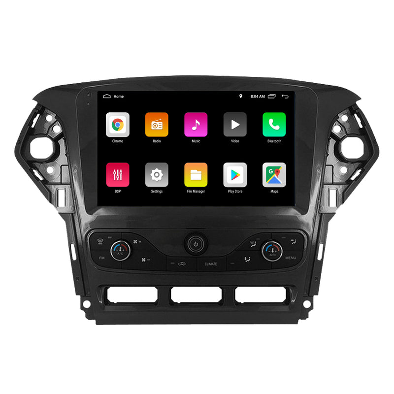 RoverOne Car Stereo Radio Bluetooth CarPlay GPS Navigation for Ford Mondeo Fusion 2010 - 2014