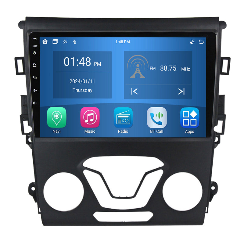 RoverOne Car Stereo Radio Bluetooth CarPlay GPS Navigation for Ford Mondeo 5 Fusion 2014 - 2019