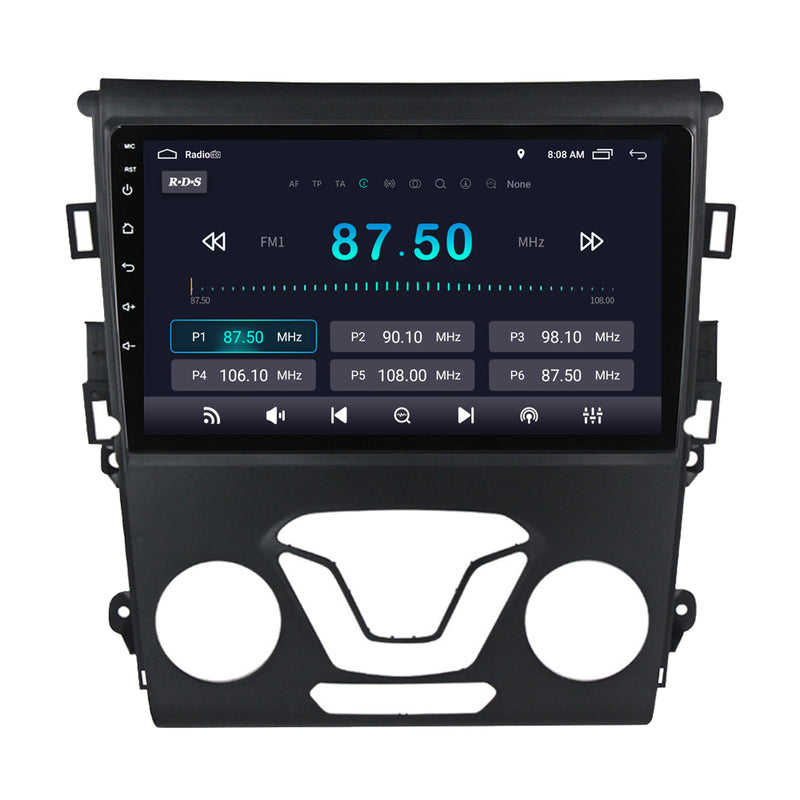 RoverOne Car Stereo Radio Bluetooth CarPlay GPS Navigation for Ford Mondeo 5 Fusion 2014 - 2019
