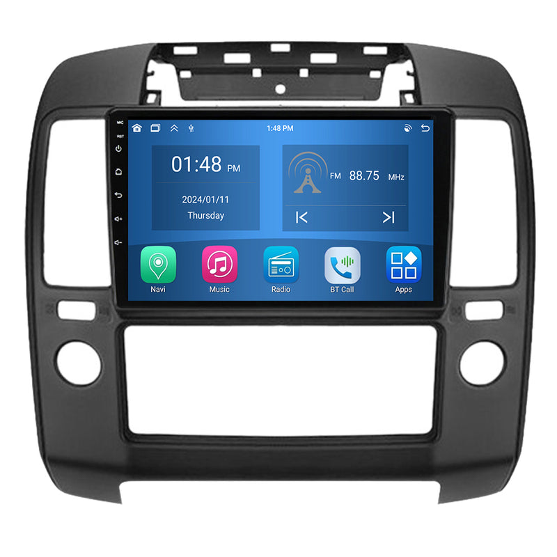 RoverOne Car Stereo Radio Bluetooth CarPlay GPS Navigation for Nissan Navara 3 D40 2004 - 2010