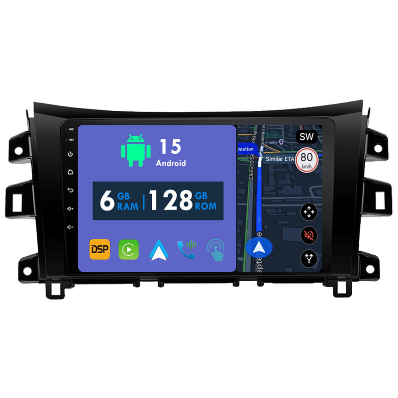 RoverOne Car Stereo Radio Bluetooth CarPlay GPS Navigation for Nissan Navara NP300 2011 - 2016