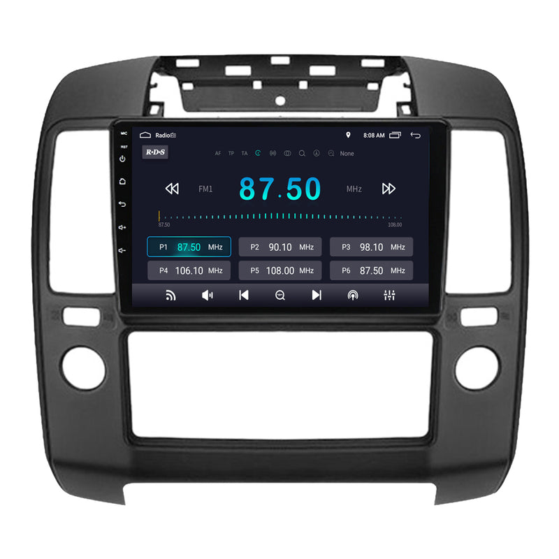 RoverOne Car Stereo Radio Bluetooth CarPlay GPS Navigation for Nissan Navara 3 D40 2004 - 2010