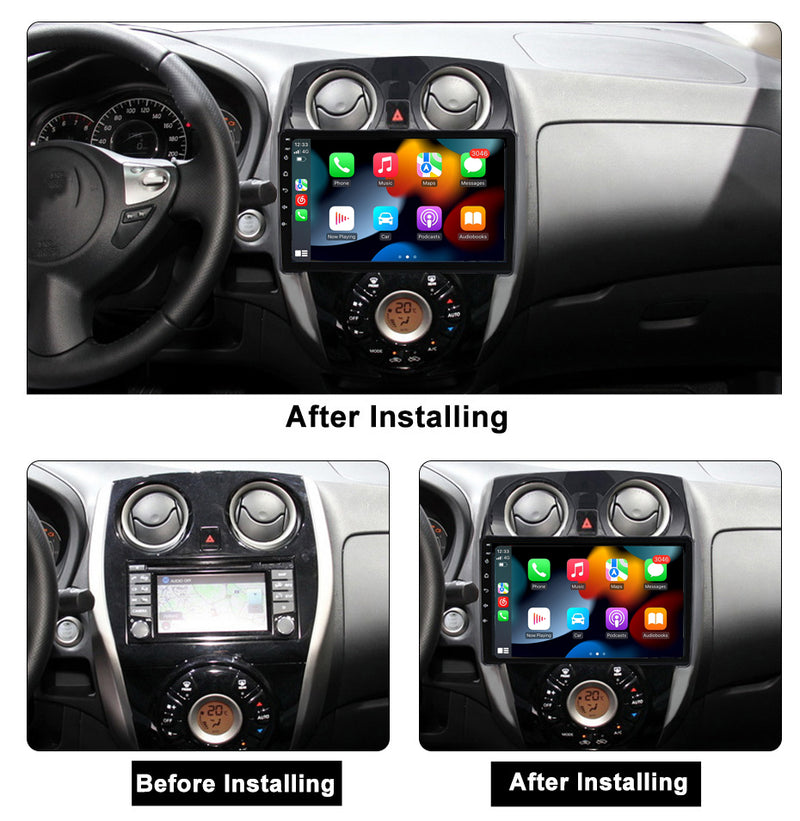 RoverOne Car Stereo Radio Bluetooth CarPlay GPS Navigation for Nissan Note 2 E12 2012 - 2021