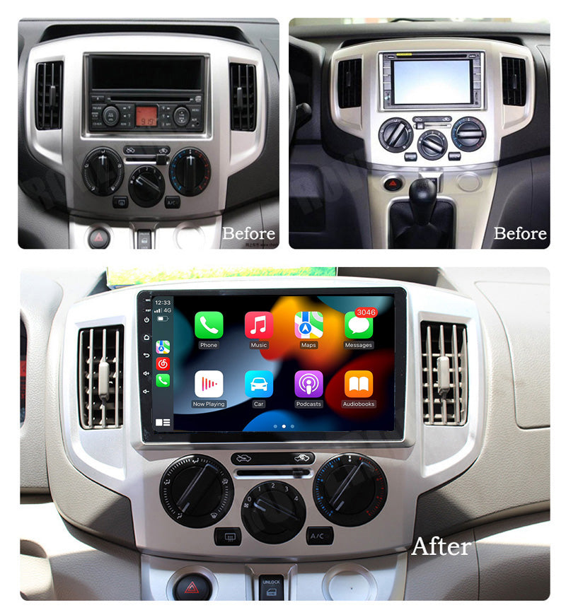 RoverOne Car Stereo Radio Bluetooth CarPlay GPS Navigation for Nissan NV200 M20 2009 - 2023