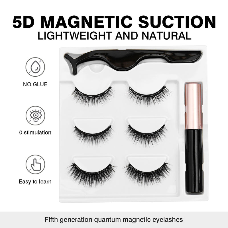 iMbali Magnetic Eyelashes, Magnetic Eyeliner and Lashes with Applicator Magnetic Eyelashes kit