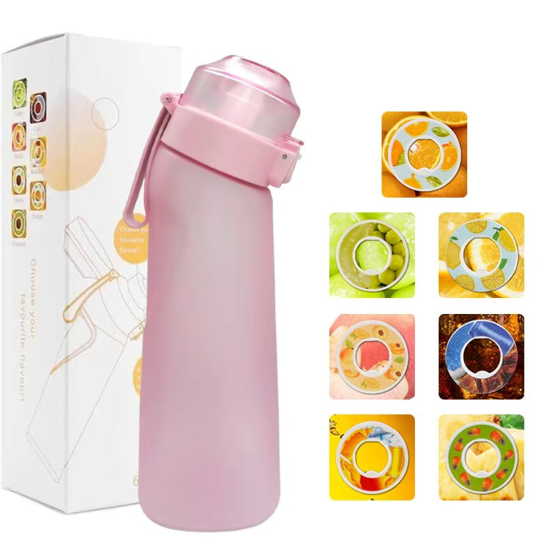 Fruit flavor, creative straw, playful water cup, heat-resistant fragrance cup 650ml