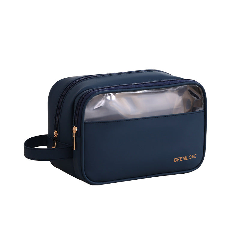 New Naisi Handheld Wet and Dry Wash Bag Makeup Bag Large Capacity Travel Divided Wash Bag