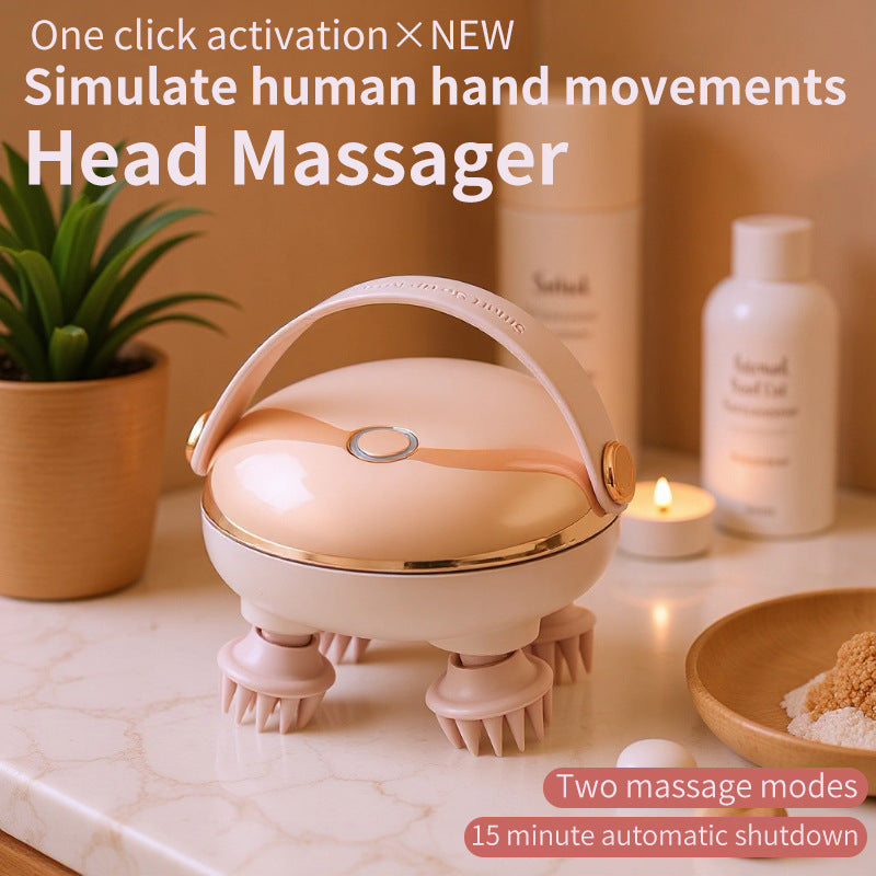 Electric Scalp Massager, 360° Rotating Kneading,