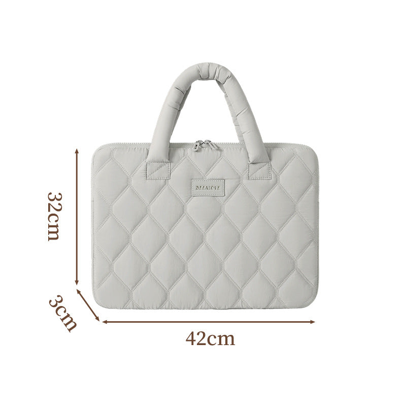 New Lightweight Puffy Laptop Briefcase MKW4361