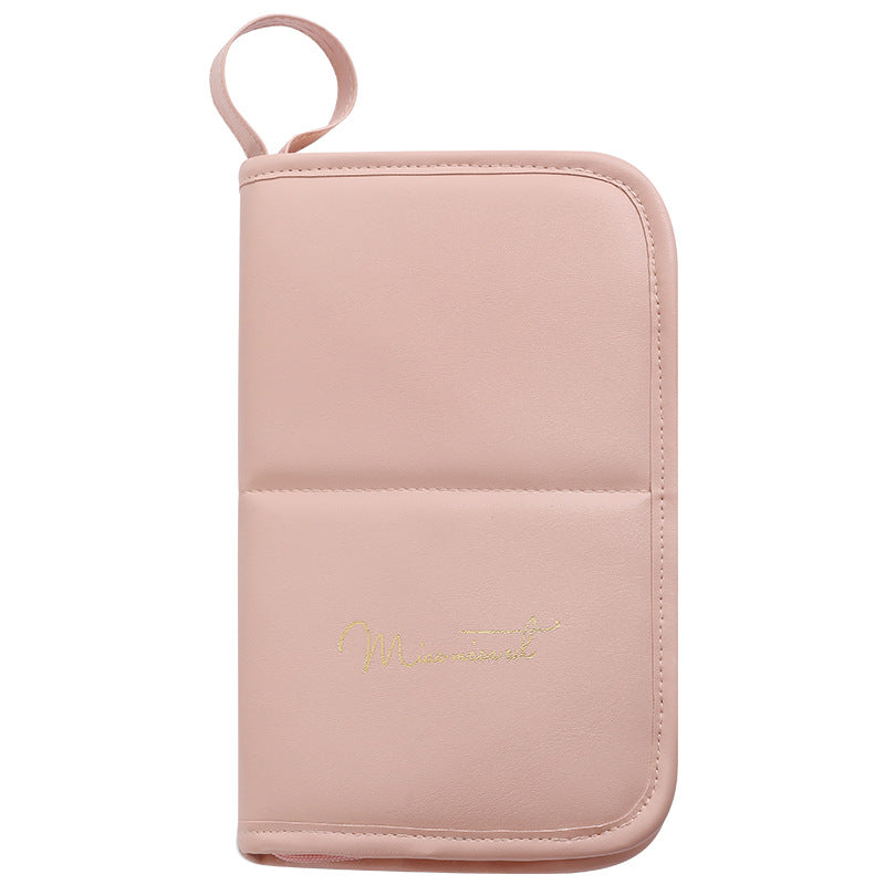 Waterproof Makeup Bag Foldable Travel Cosmetic Organizer with Brush Holder