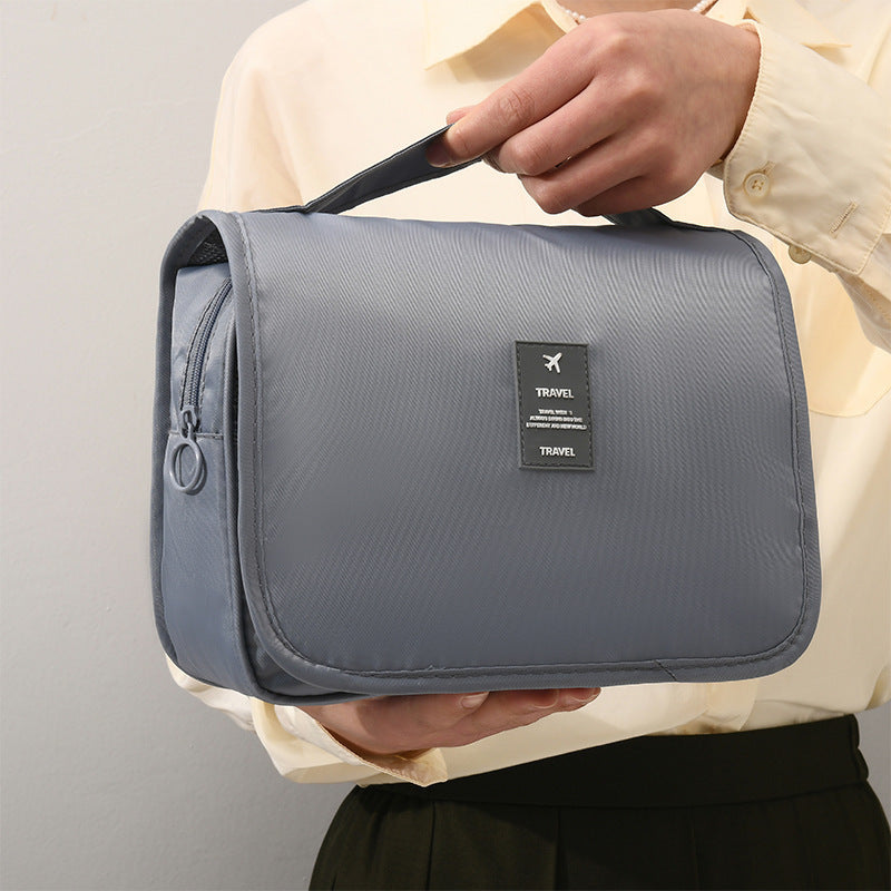 Portable Water-Resistant Hanging Toiletry Bag Travel Bags Large Capacity Polyester Travel Cosmetic Bags