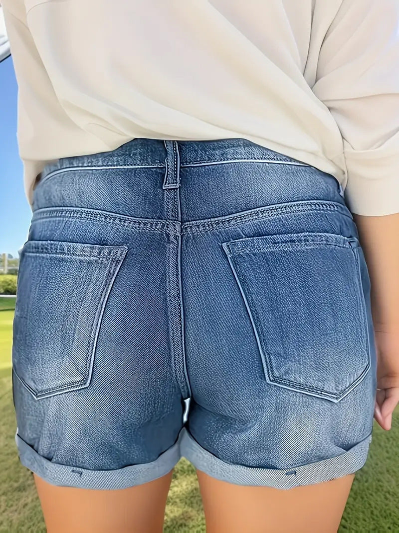 Women's high waisted summer shorts