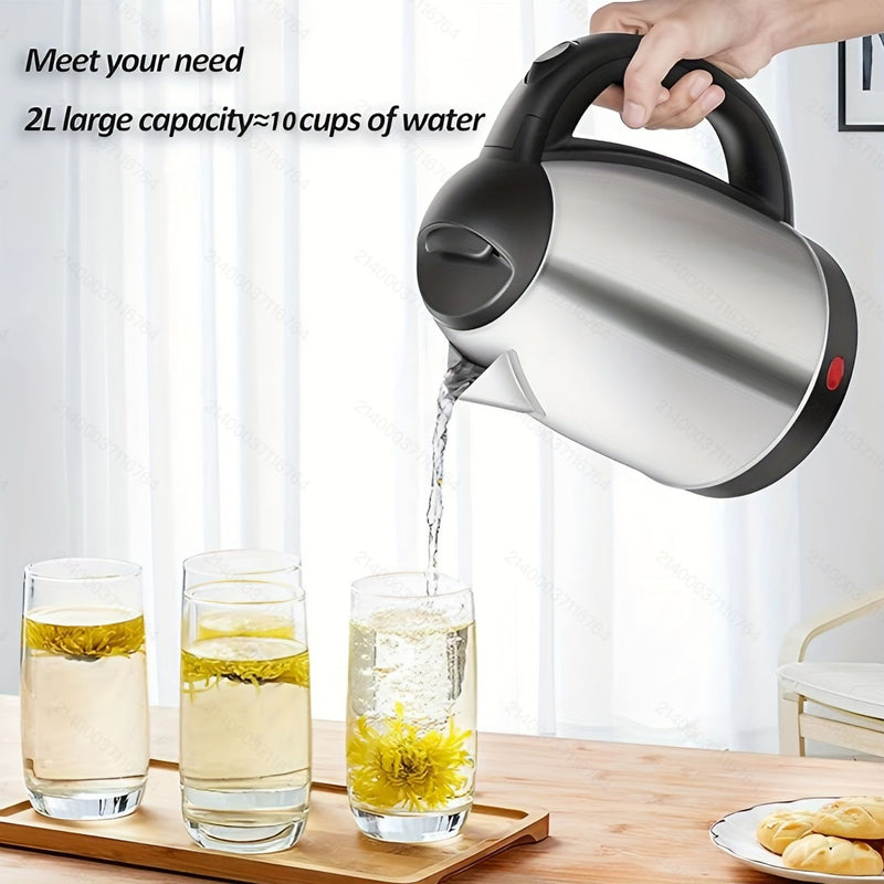 Electric Kettle Stainless Steel Fast Boiling Water Boiler with Auto Shut-Off