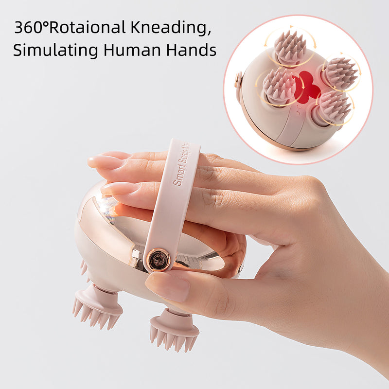 Electric Scalp Massager, 360° Rotating Kneading,