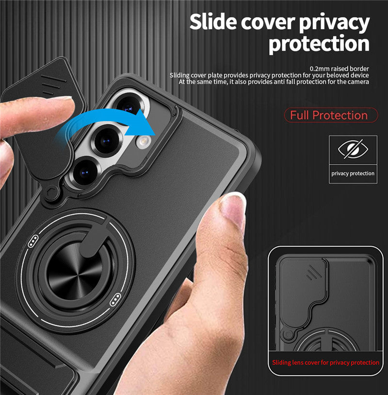Samsung A57 A56 A55 A54 Rotating Stand Phone Case A37 A17 A07 Anti Drop Protective Cover