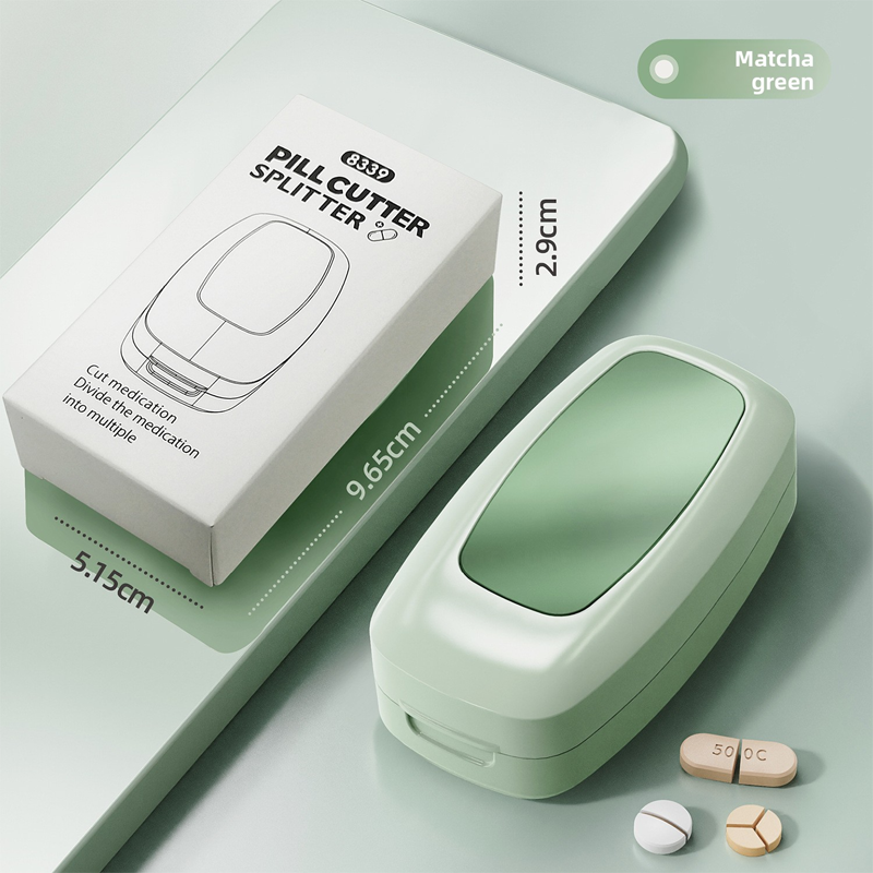 Multi functional medicine cutter, 1/4/2/3 medicine cutter, tablet and pill divider, portable dispensing box