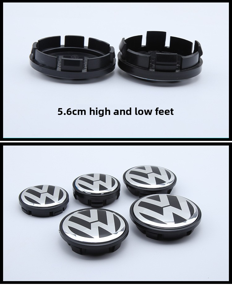 Suitable for Volkswagen wheel hub cover standard 65mm 56mm wheel center cover tire car logo car modification wheel cover