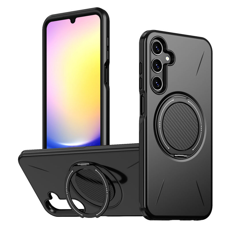 Samsung Galaxy S26 Plus Phone Case Rotating Bracket Magnetic Suction S25 Plus Anti Drop Protective Cover
