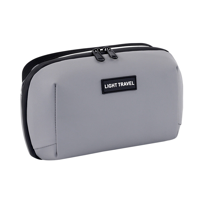 High Quality PU Leather Tech Organizer Power Bank Cable OEM ODM Waterproof Business Travel Storage Bag