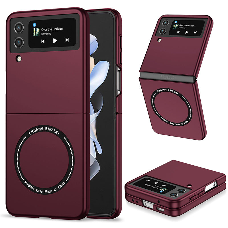 Magnetic Matte PC Folding Phone case for Samsung Galaxy Z Flip 7  case