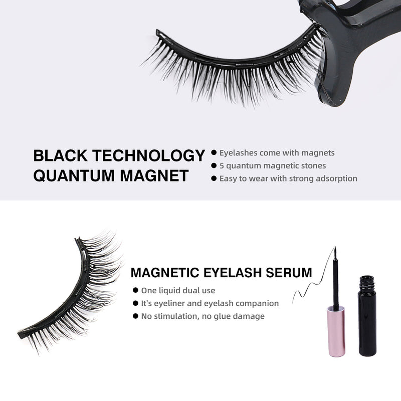 iMbali Magnetic Eyelashes, Magnetic Eyeliner and Lashes with Applicator Magnetic Eyelashes kit