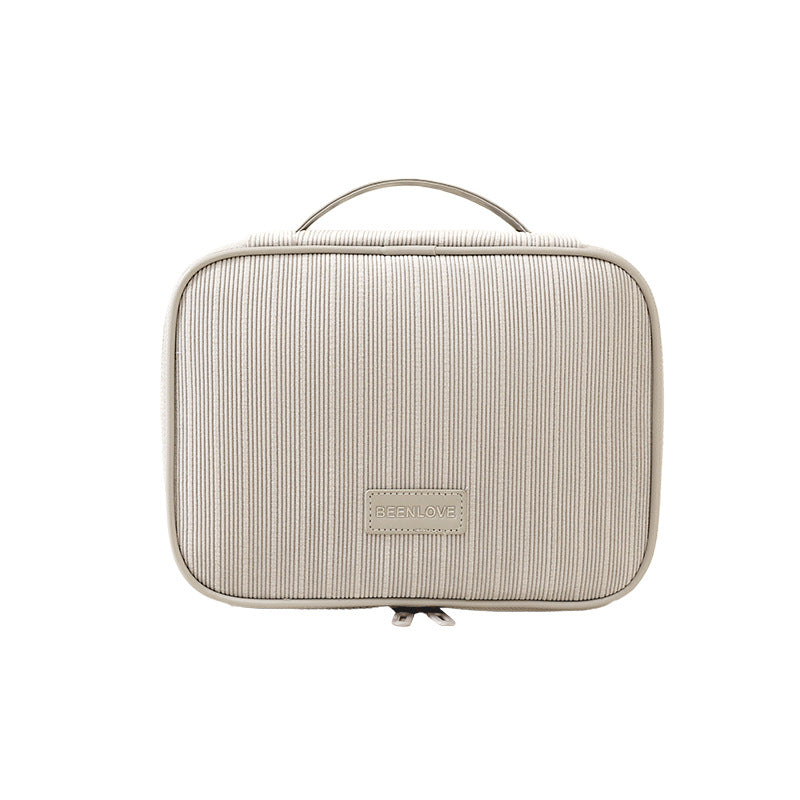 Spacious Makeup Brush Organizer Pouch Multi Functional Travel Toiletry Bag Girls Daily Use Essential Cosmetic Bag