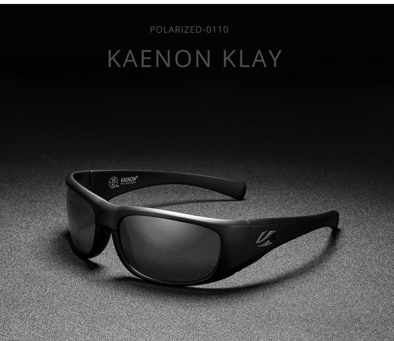 Polarized Sunglasses for Men Women, UV400 Protection Sports Sunglasses, Wrap Around Fishing Driving Cycling Sunglasses