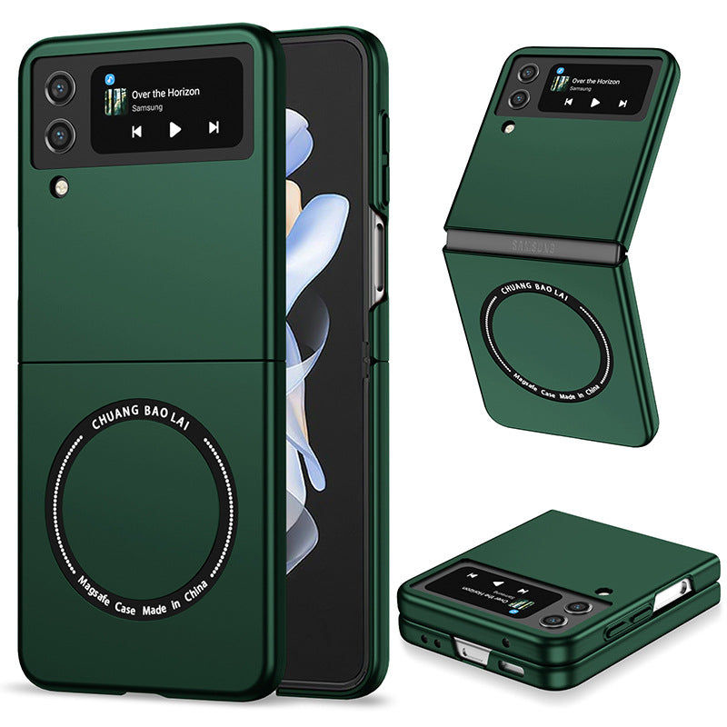 Magnetic Matte PC Folding Phone case for Samsung Galaxy Z Flip 7  case