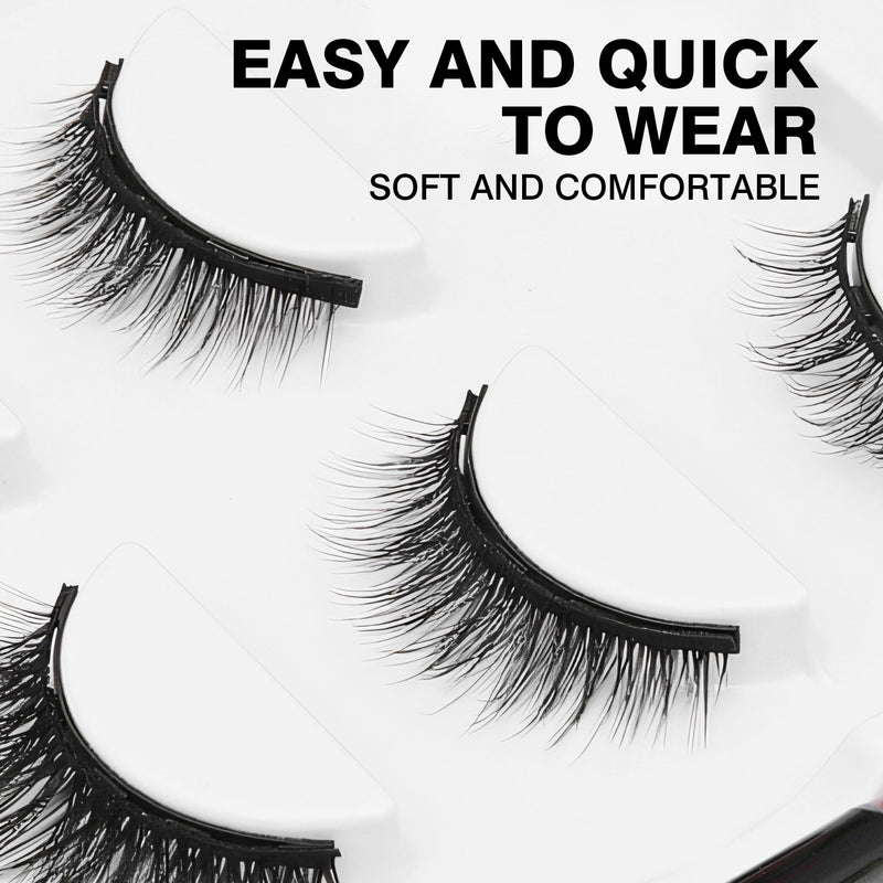 iMbali Magnetic Eyelashes, Magnetic Eyeliner and Lashes with Applicator Magnetic Eyelashes kit