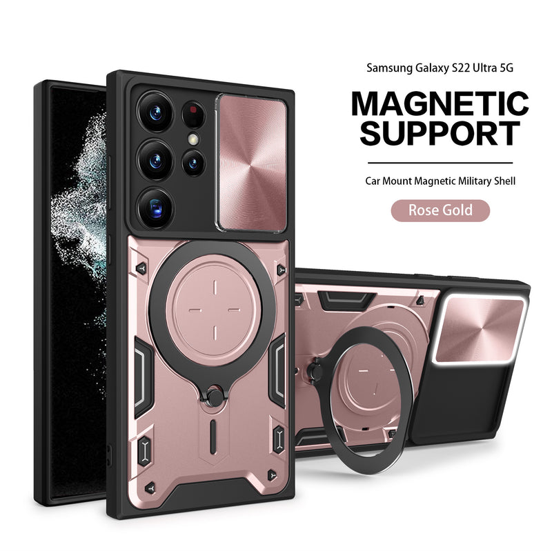 Hot selling Samsung Galaxy S26 Ultra Phone Case S25 Ultra Magnetic Bracket Anti Drop And Shockproof Protective Cover