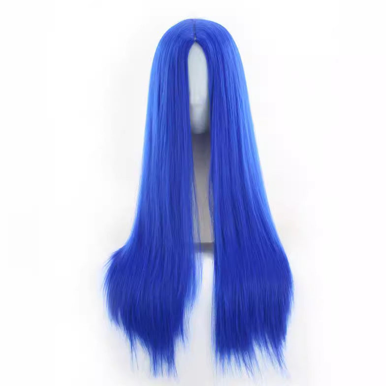 Straight Wig for Woman, 220g Synthetic Cosplay Wig - 70cm Long