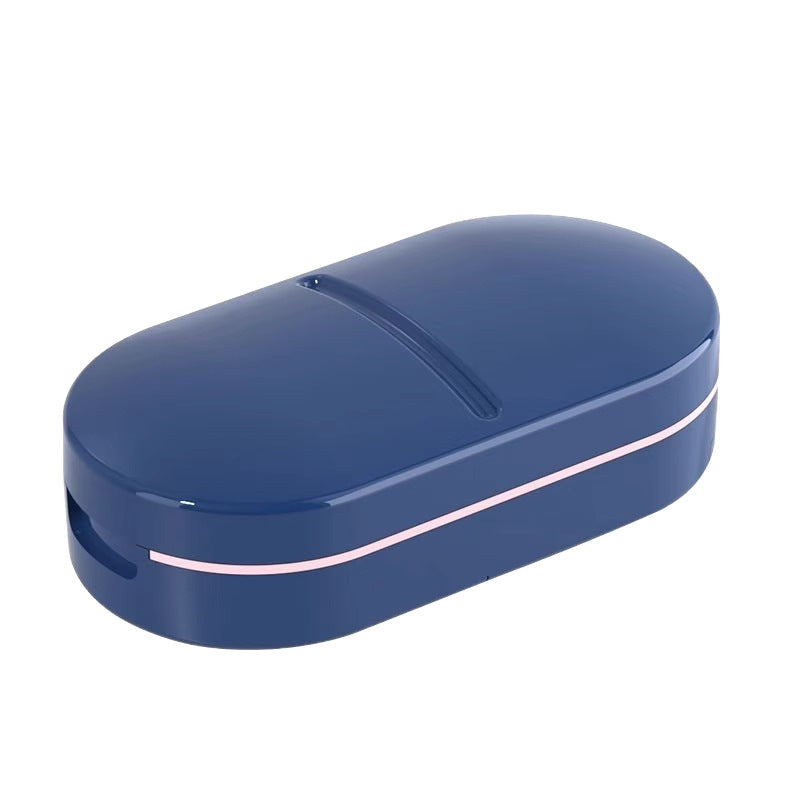 Mini medicine slicer, dispenser, portable medicine storage box